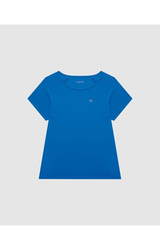 Blusa Básica Feminina Decote Redondo Em Malha Dry - ENFIM