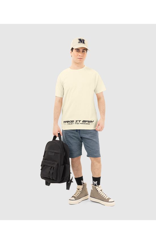 Camiseta Menino Take It Easy Em Algodão Malwee Kids