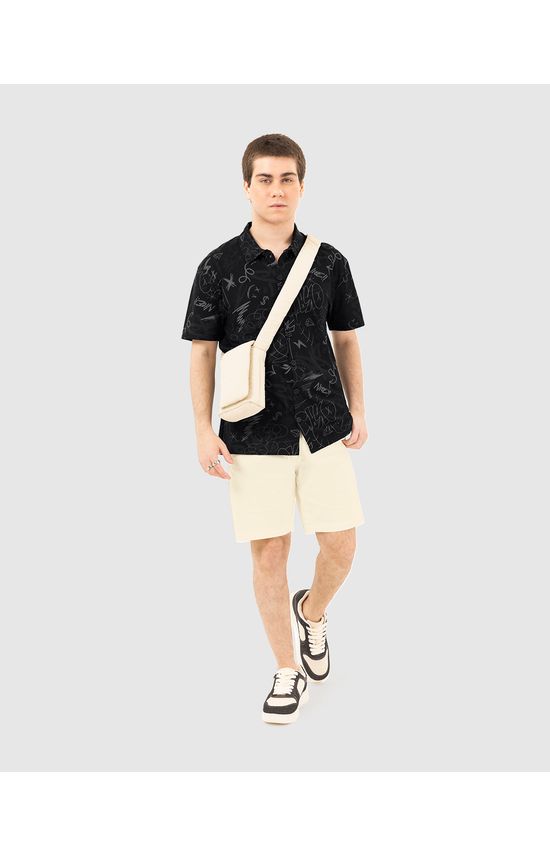 Camisa Menino Manga Curta Estampada Em Algodão Malwee Kids