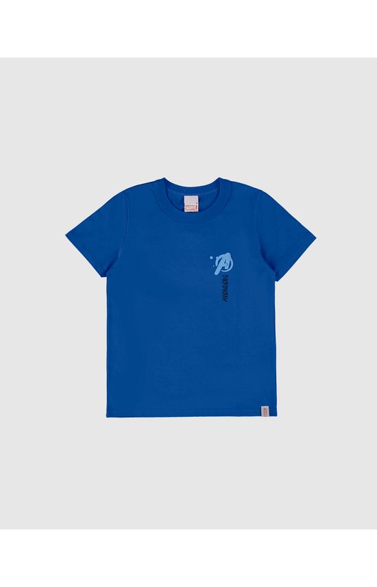 Camiseta Infantil Menino Estampa Frente E Costas Avengers Malwee Kids