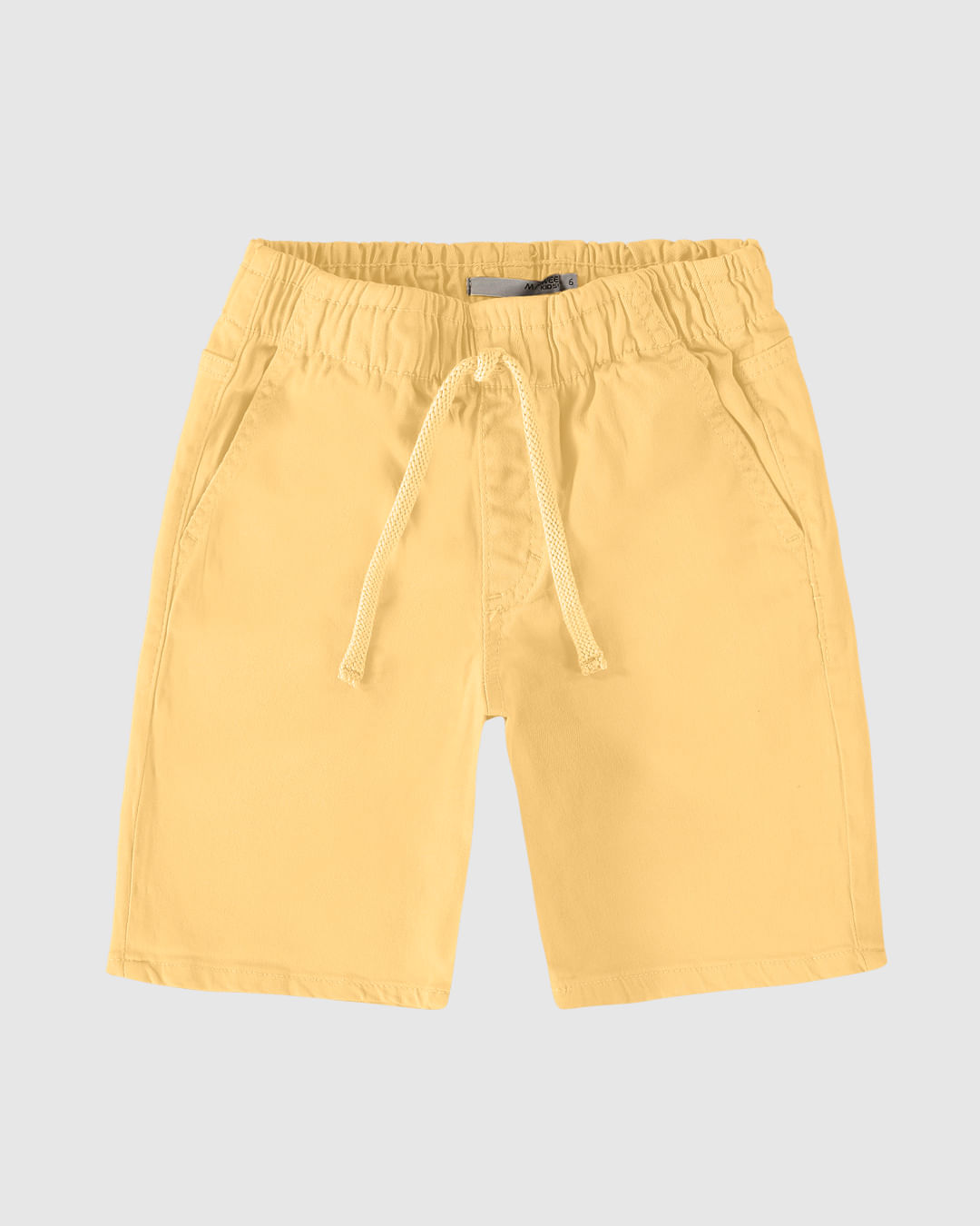 Bermuda Infantil Menino Cadarço Frontal Em Sarja Com Elastano Malwee Kids - Imagem 17