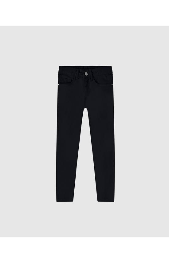 Calça Infantil Menino Skinny Cós Ajustável Sarja Com Elastano Malwee Kids