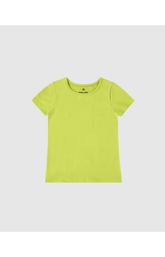 Blusa Infantil Menina Decote Redondo Em Algodão Malwee Kids