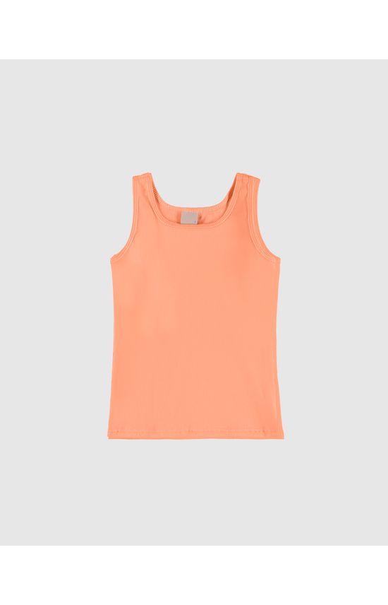 Blusa Infantil Menina Alça Média Em Ribana Conforto Malwee Kids