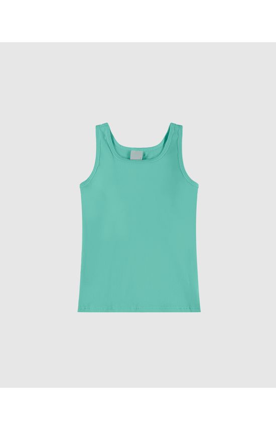 Blusa Infantil Menina Alça Média Em Ribana Conforto Malwee Kids