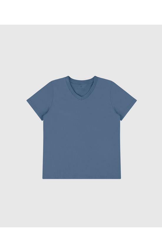 Camiseta Infantil Menino Decote V Em Algodão Malwee Kids