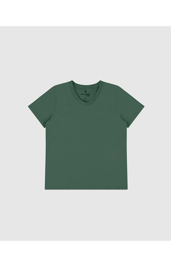 Camiseta Infantil Menino Decote V Em Algodão Malwee Kids