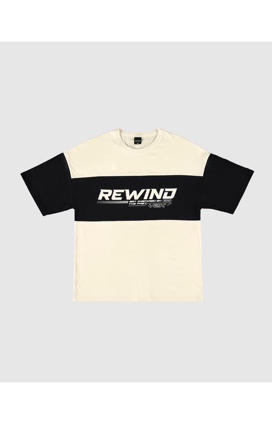 Camiseta Menino Oversized Rewind Em Algodão Malwee Kids