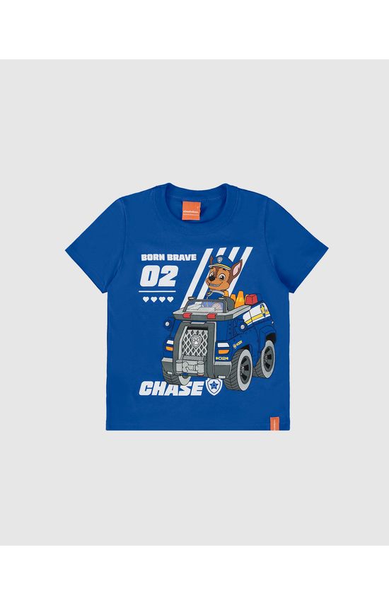 Camiseta Infantil Menino Manga Curta Patrulha Canina Em Algodão Malwee Kids