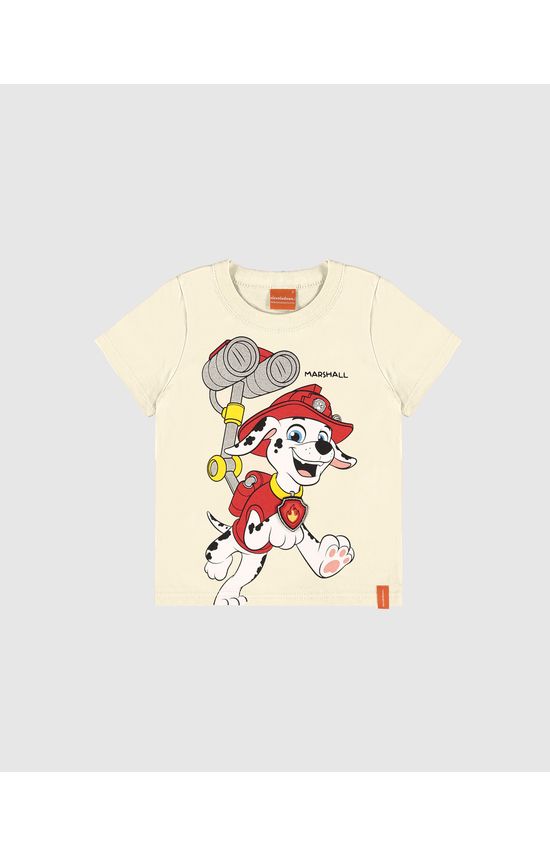 Camiseta Infantil Unissex Personagens Patrulha Canina Malwee Kids