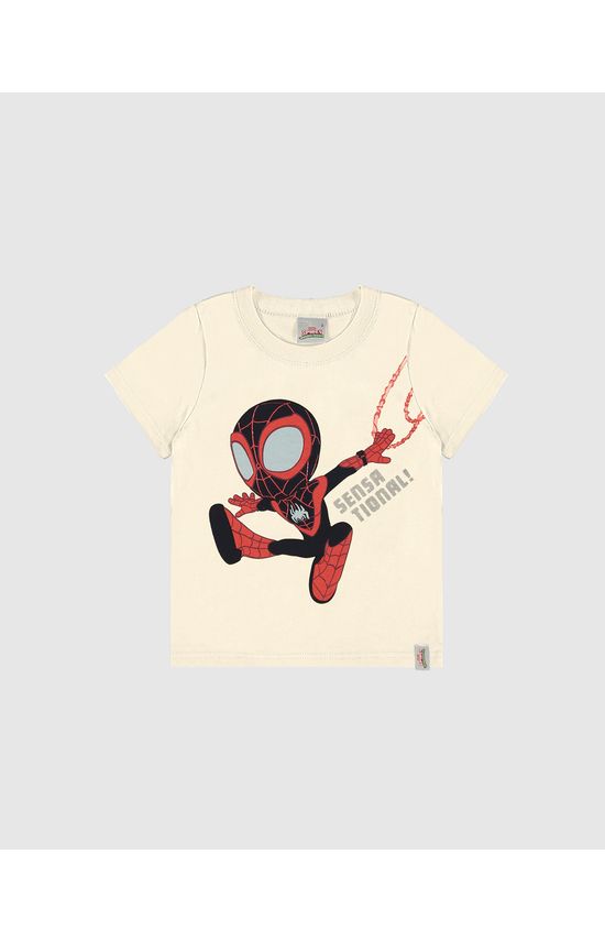 Camiseta Infantil Menino Especial Homem-Aranha Em Algodão Malwee Kids