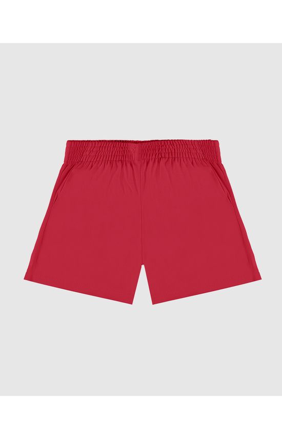 Shorts Infantil Menina Com Bolso Faca Em Algodão Comfy Malwee Kids