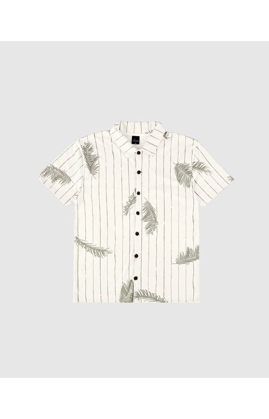 Camisa Menino Manga Curta Estampada Em Algodão Malwee Kids