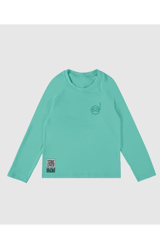 Camiseta Praia Infantil Unissex Me Encontre Especial Com QR Code Malwee Kids