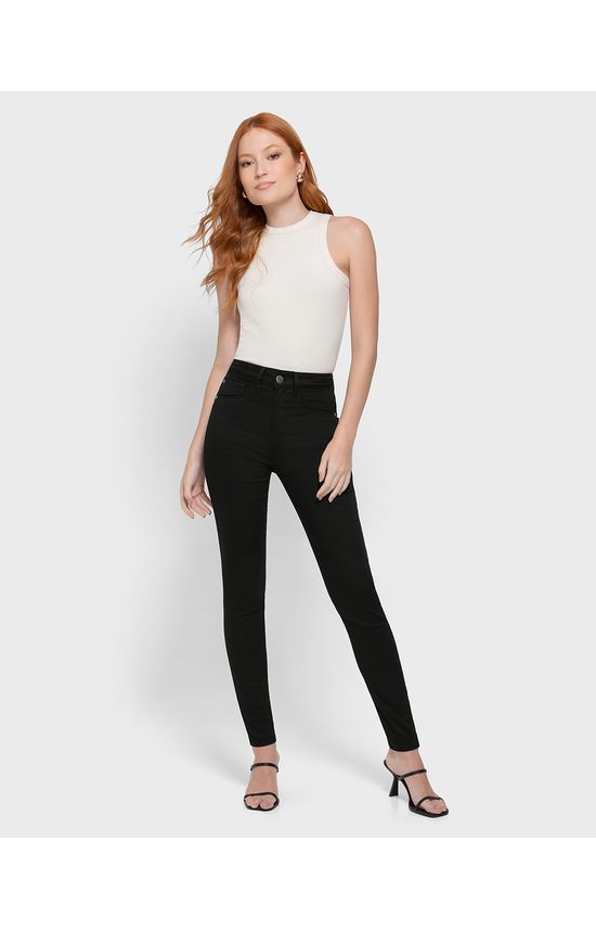 Calça Feminina Super Skinny Em Sarja Com Elastano - ENFIM