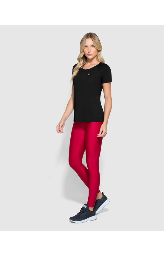 Blusa Básica Feminina Decote Redondo Em Malha Dry - ENFIM
