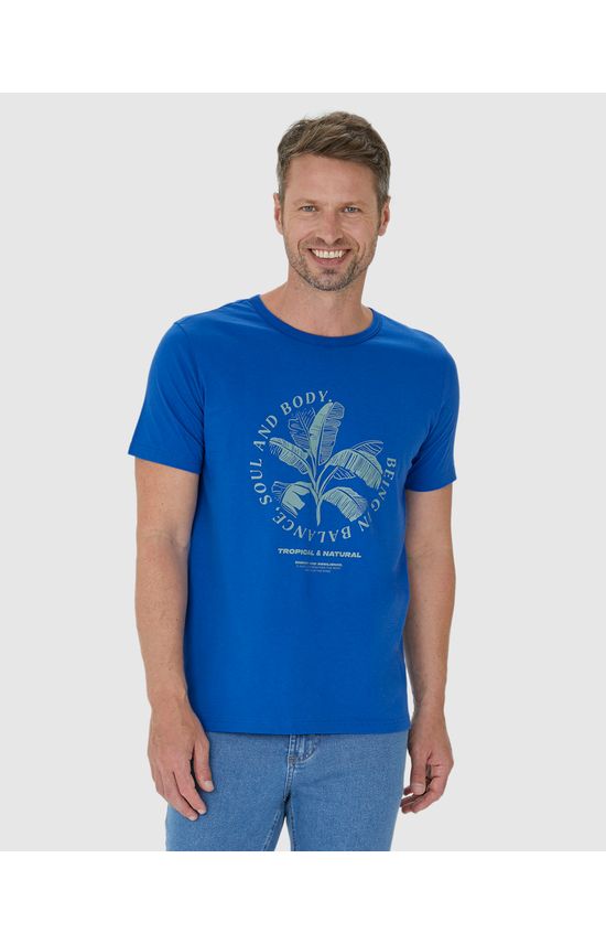 Camiseta Masculina Being In Balance Em Algodão