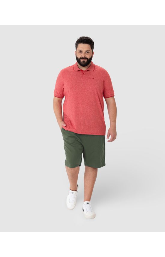 Bermuda Masculina Plus Size Listra Lateral Em Moletom