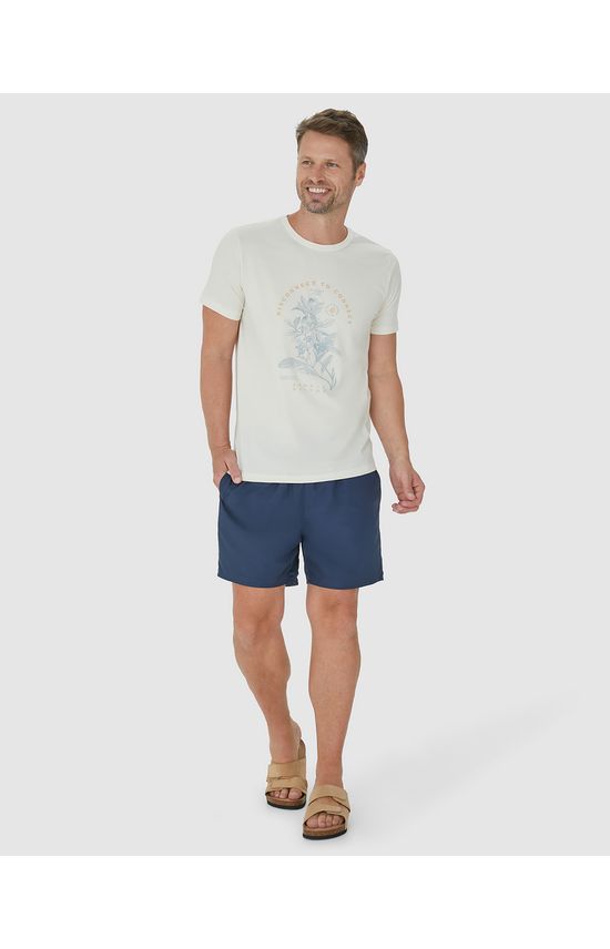 Shorts Masculino Dupla Face Estampado Em Tafetá