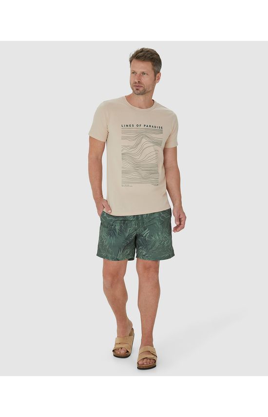 Shorts Masculino Cadarço Funcional Em Microfibra