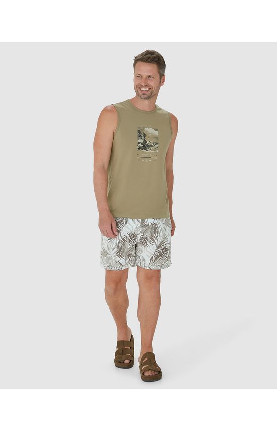 Shorts Masculino Cadarço Funcional Em Microfibra