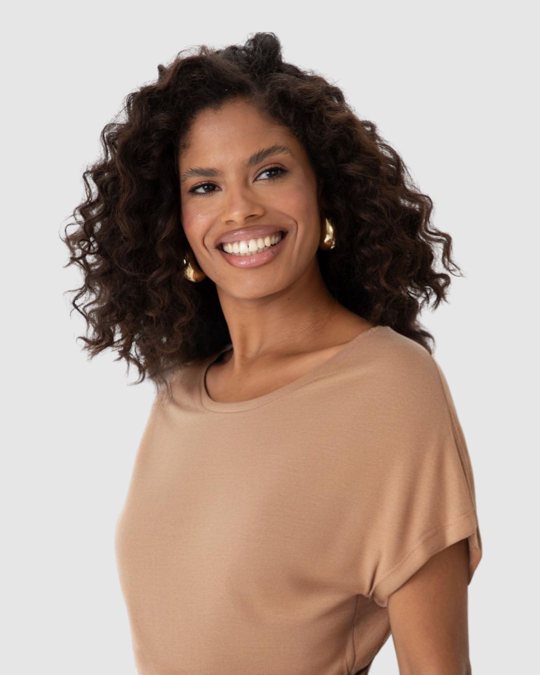 Blusa Feminina Decote Canoa Em Malha Viscolinho Stretch - Imagem 18