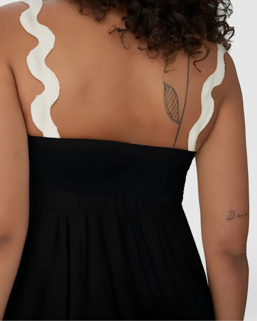 Vestido Longo Feminino Alça Sianinha Em Viscose - Imagem 8