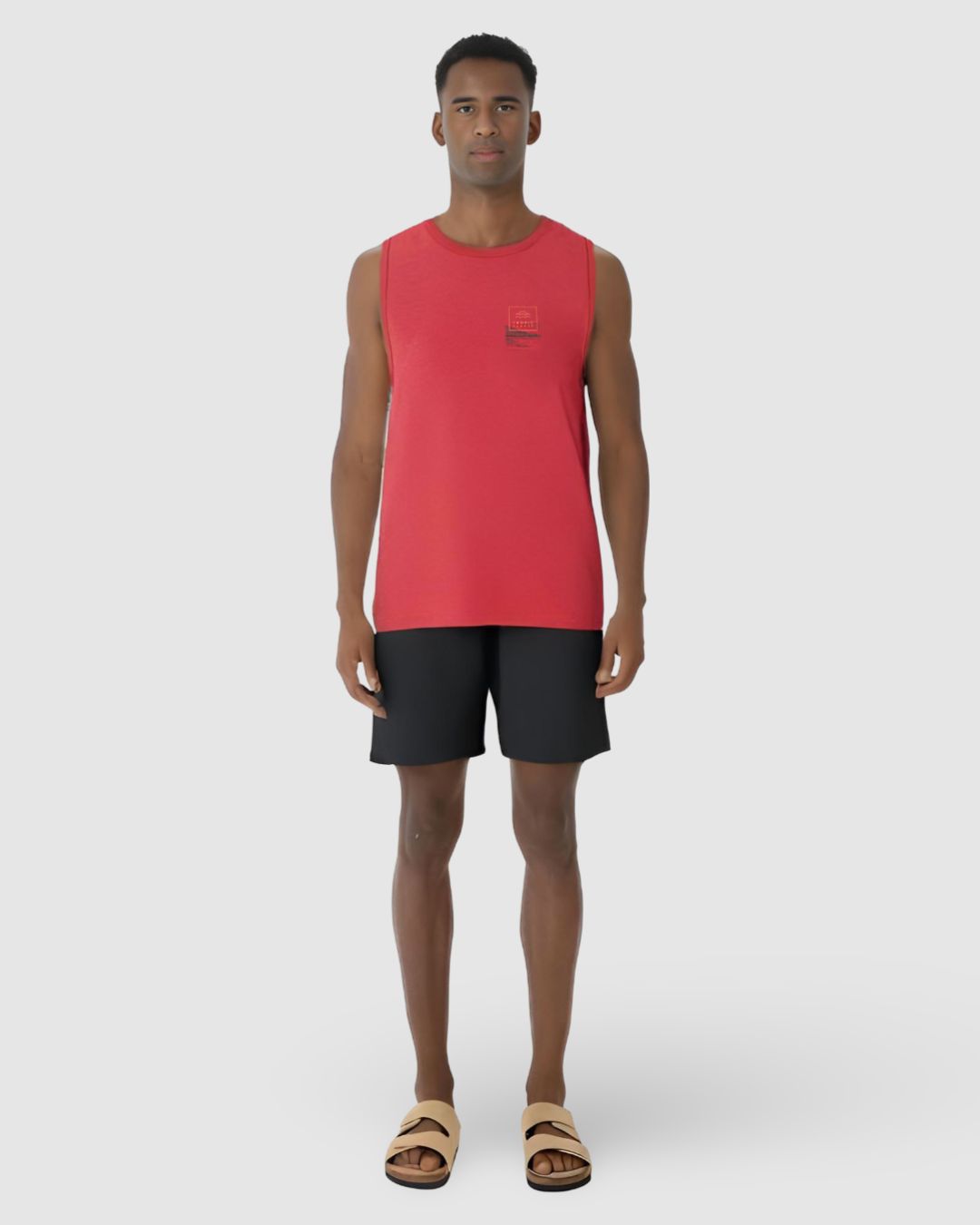 Regata Masculina Regular Estampa Peitoral E Costas Em Malha Linho - Imagem 19