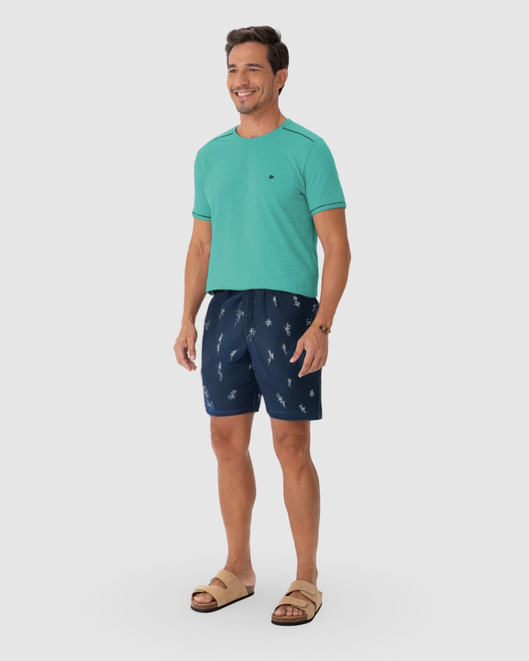 Shorts Masculino Cadarço Funcional Em Microfibra - Imagem 19