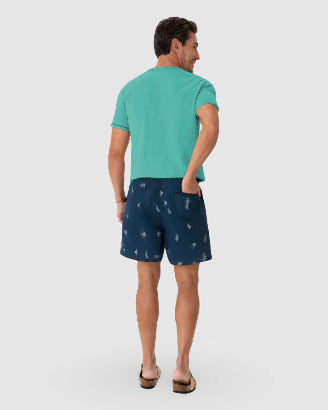 Shorts Masculino Cadarço Funcional Em Microfibra - Imagem 20