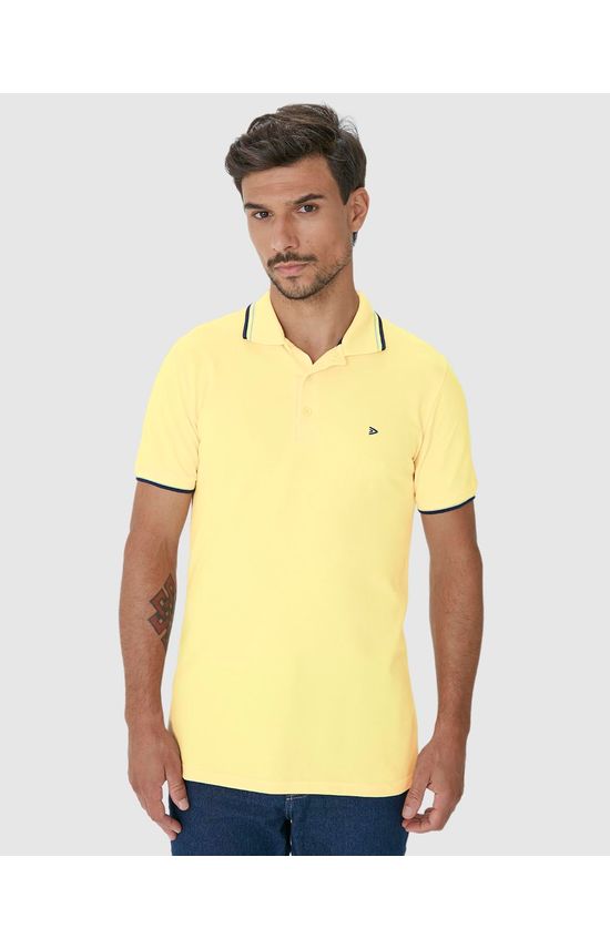 Camisa Polo Básica Masculina Em Piquet Premium