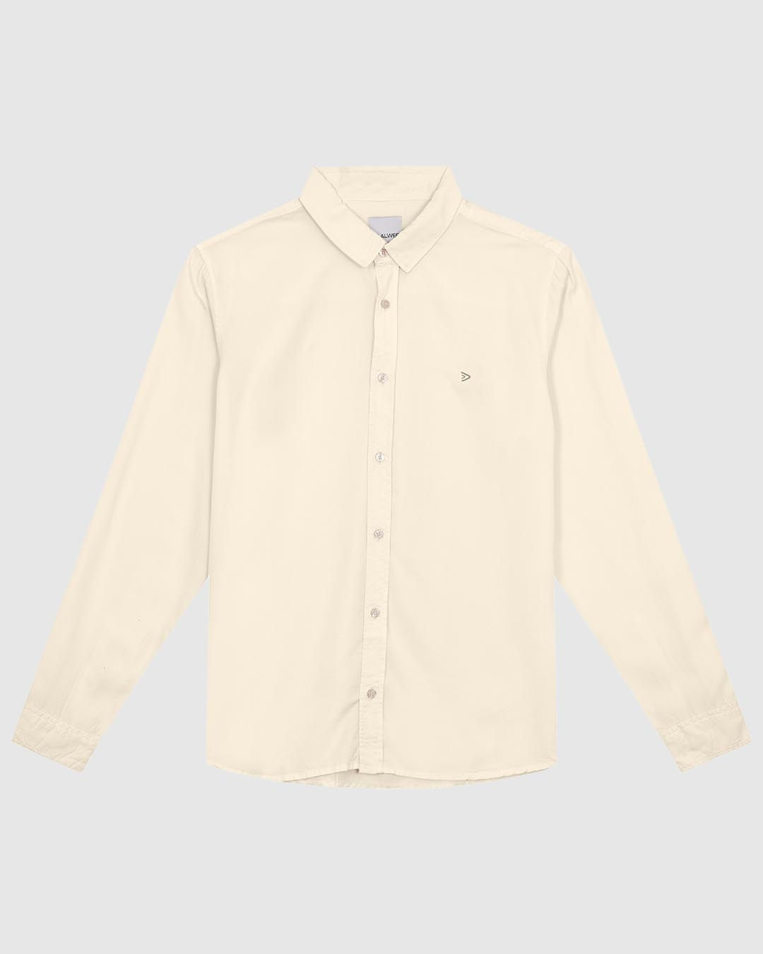 Camisa Masculina Regular Bordado Peitoral Em Liocel - Imagem 5