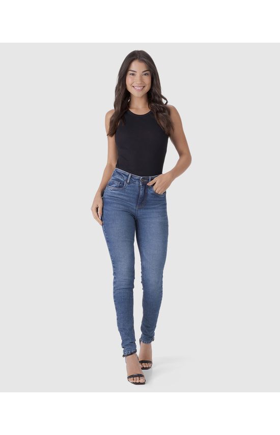 Calça Skinny Feminina 1 Copo D'Água Em Flex Jeans