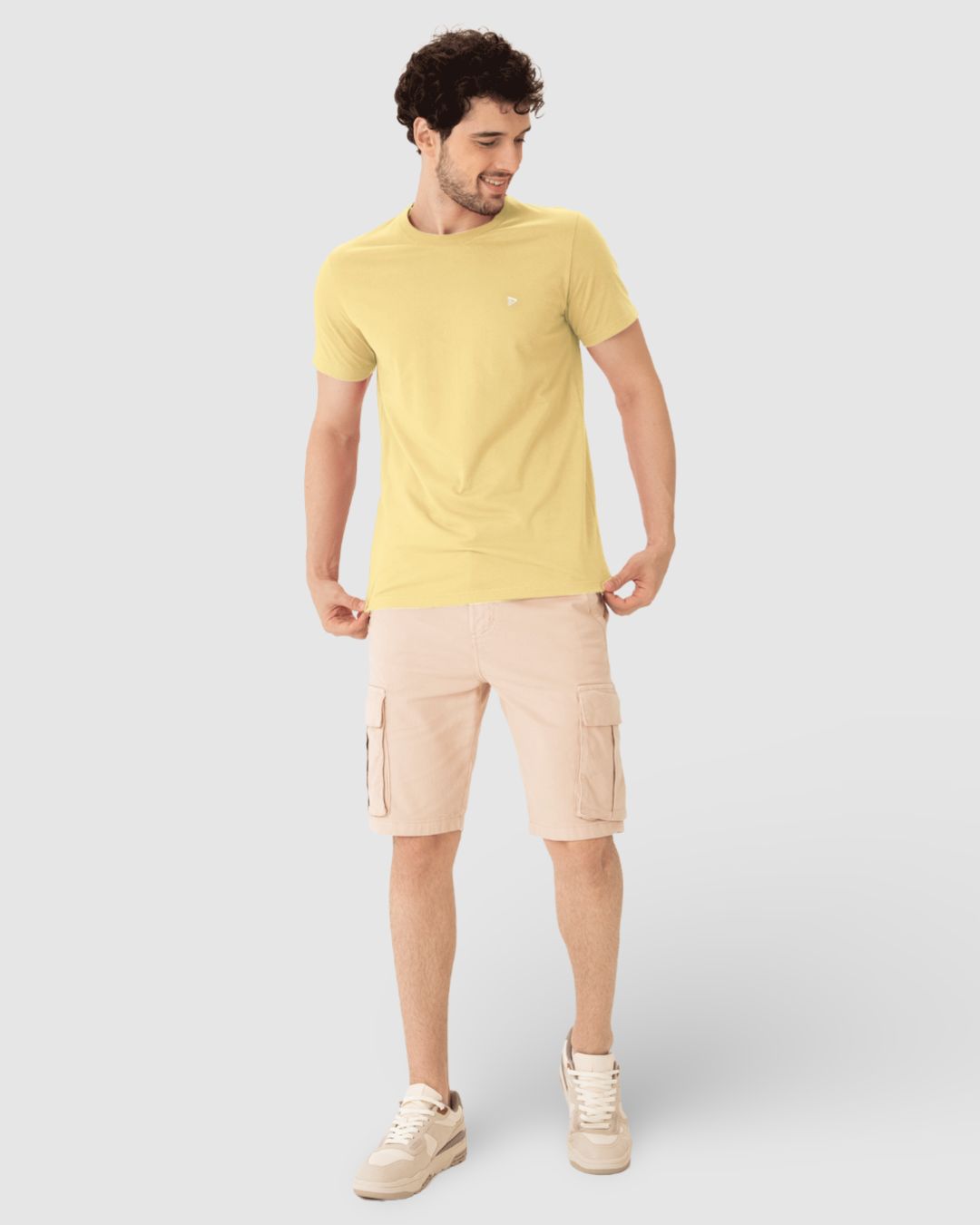 Camiseta Básica Masculina Slim Em Algodão - Imagem 26