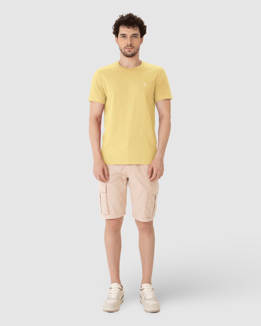 Camiseta Básica Masculina Slim Em Algodão - Imagem 9