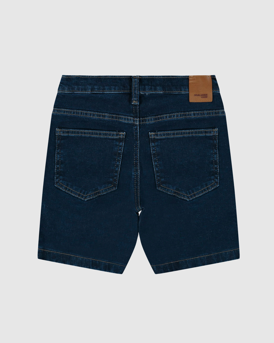 Bermuda Infantil Menino Cós Ajustável Em Jeans Moletom Malwee Kids - Imagem 10