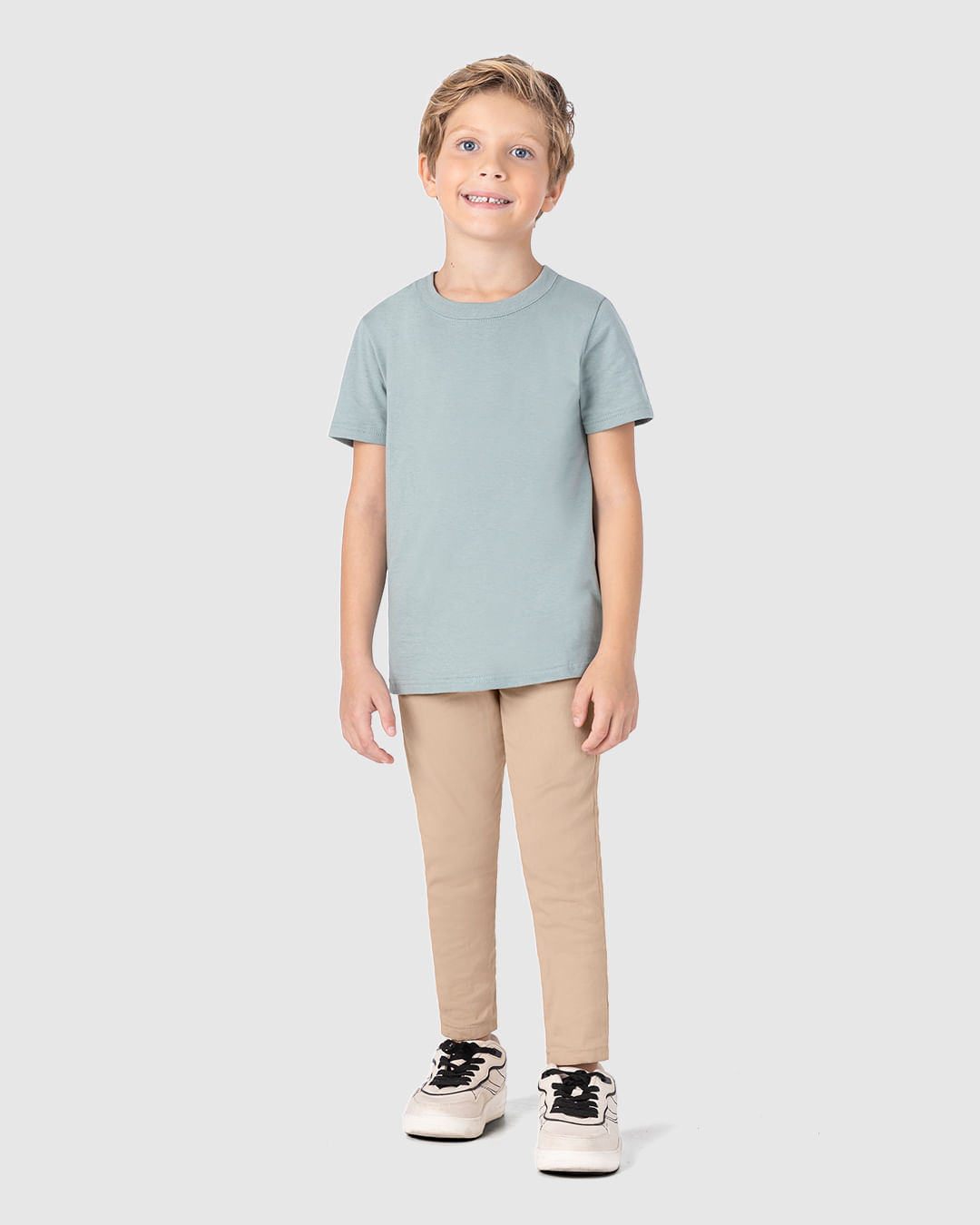 Calça Infantil Menino Skinny Cós Ajustável Sarja Com Elastano Malwee Kids