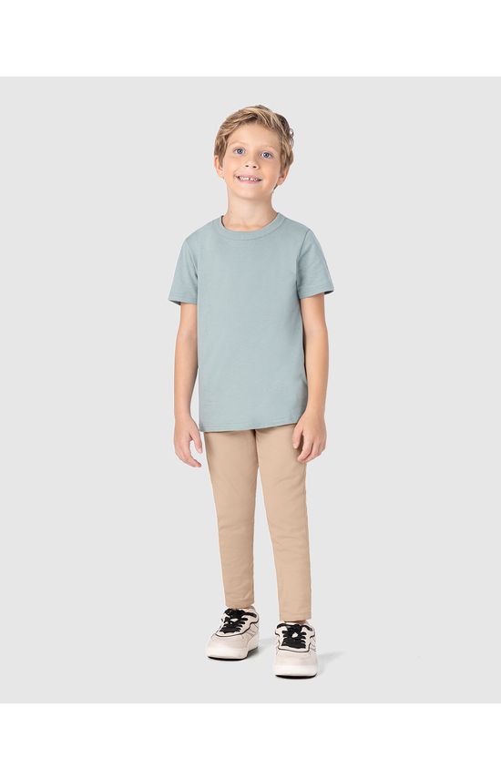 Calça Infantil Menino Skinny Cós Ajustável Sarja Com Elastano Malwee Kids