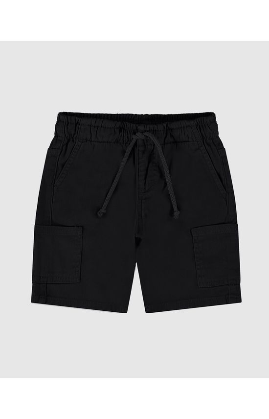Bermuda Infantil Menino Cargo Em Sarja Com Elastano Malwee Kids