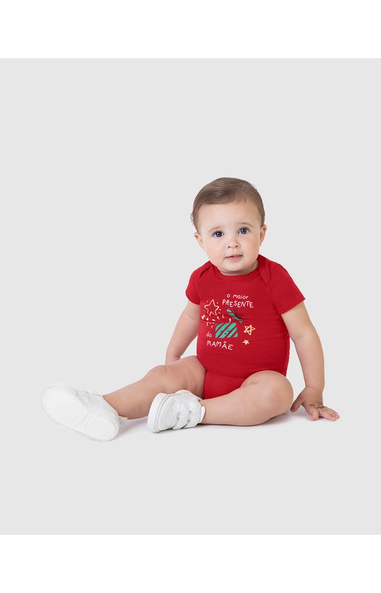 Body Bebê O Maior Presente Da Mamãe Em Algodão Malwee Kids