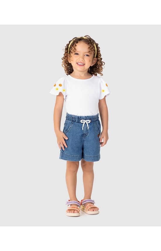 Blusa Infantil Menina Manga Com Estampa Malwee Kids