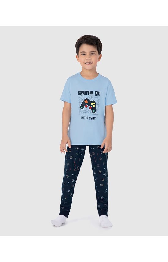 Pijama Infantil Menino Game On Em Algodão Malwee Kids