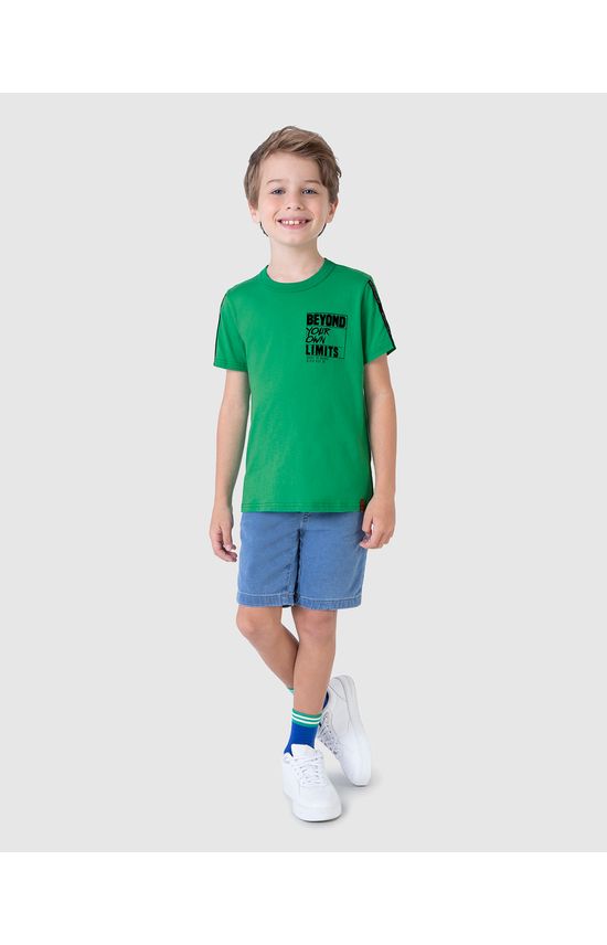 Camiseta Infantil Menino Estampa HD Em Algodão Malwee Kids