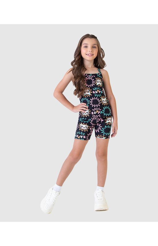 Bermuda Infantil Menina Estampada Em Algodão Malwee Kids