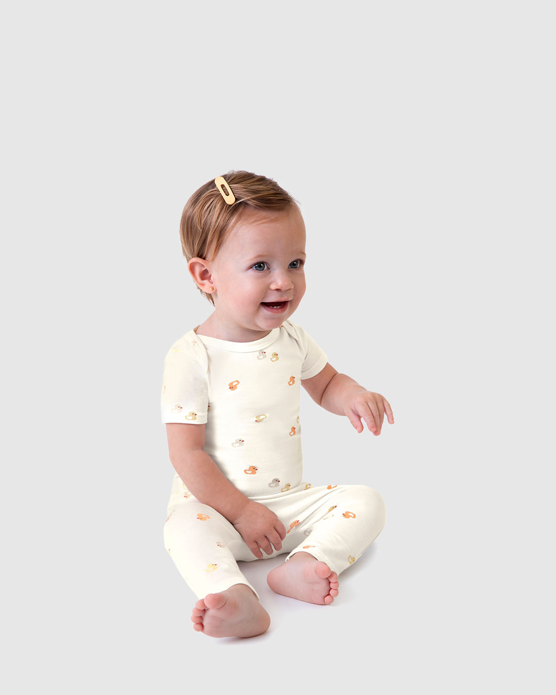 Body Bebê Estampa Corrida Em Algodão Malwee Kids