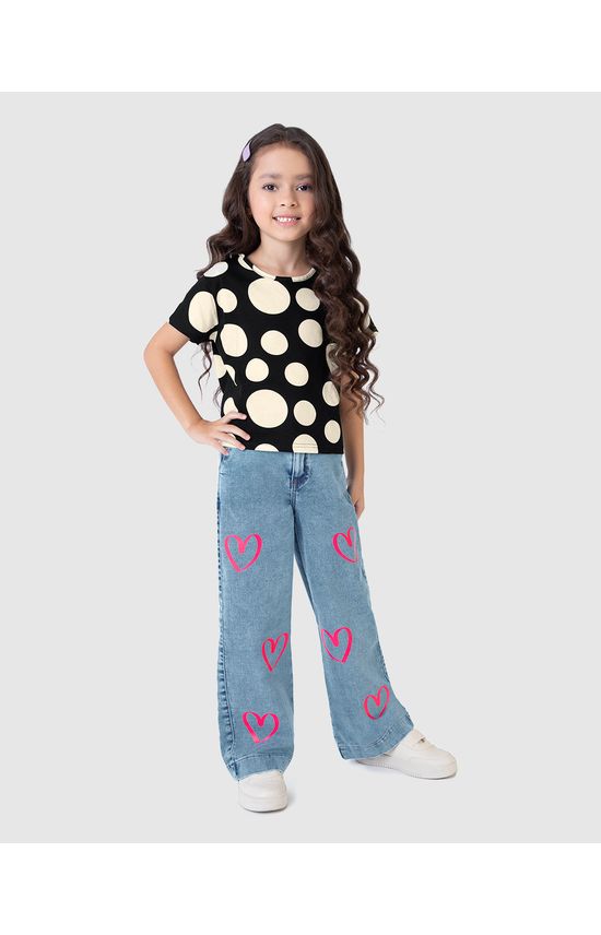 Blusa Infantil Menina Box Estampada Em Algodão Malwee Kids