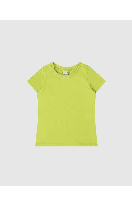 Blusa Infantil Menina Decote Redondo Em Algodão Malwee Kids