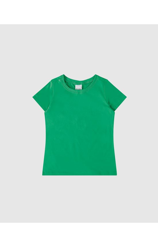 Blusa Infantil Menina Decote Redondo Em Algodão Malwee Kids