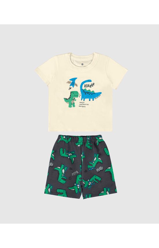 Conjunto Infantil Menino Meus Melhores Amigos Em Algodão Malwee Kids