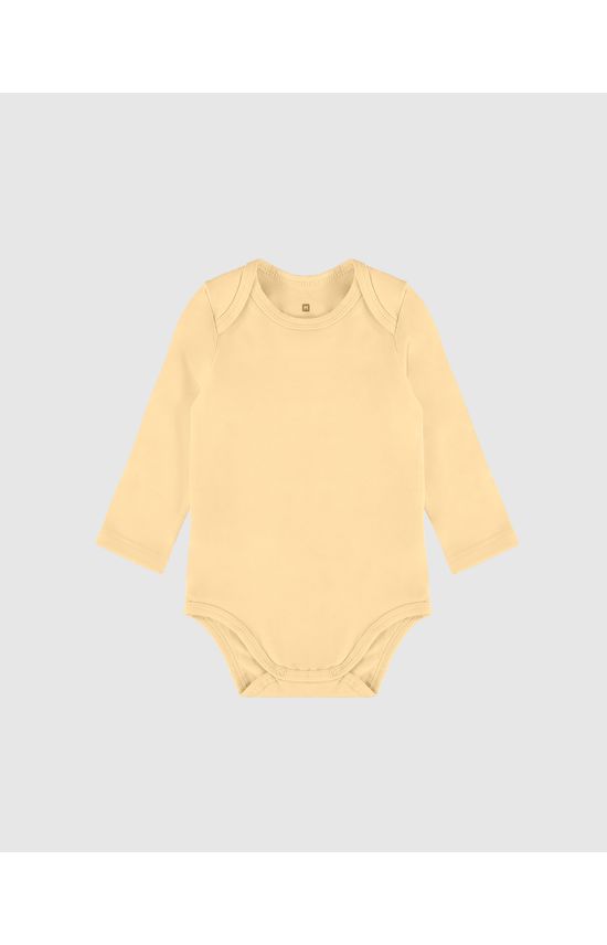 Body Bebê Transpassado Manga Longa Em Algodão Malwee Kids